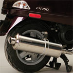 Vespa LX150 Exhausts